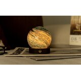 Gingko LED stolna lampa u tamnoj prirodnoj boji sa staklenim sjenilom (visina 9 cm) Stellar Ocean – | shoptok.hr