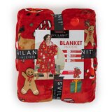 Svilanit Hoodie deka/pokrivač Xmass Red + Poklon: Čarape | shoptok.hr