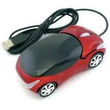  USB optična miška v obliki avtomobila - rdeča | Shoptok.si