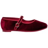 PAEZ Balerinke Mary Jane W - Velvet Burgundy Zelena Cene