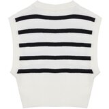 Trendyol Ecru Striped Crew Neck Knitwear Sweater | shoptok.hr
