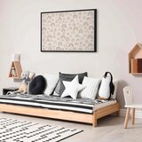  Slika - Spring - Pastel Rainbows with Hearts on a Rainy Day 120x80 U crnom drvenom okviru | shoptok.hr