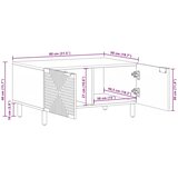  Klub stolić 80x50x40 cm Masivno drvo akacije | Shoptok.si