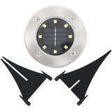  Solarne podne svjetiljke 8 kom s LED žaruljama RGB | shoptok.hr