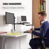 Vonhaus dvojni namizni nosilec za monitor in prenosnik | Shoptok.si