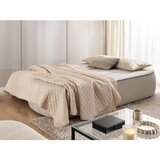 Ropez Smeđa/smeđe-siva baršunasti sklopiva/s prostorom za odlaganje sofa 210 cm Saga – | shoptok.hr