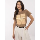 Calimera T-shirt-CLM-TS-1704.85-light brown | Shoptok.si