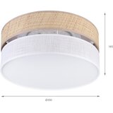  LED plafonsko svetlo SIRJA BOHO LED/20W/230V prečnika 35 cm bež/bela | Eponuda.com