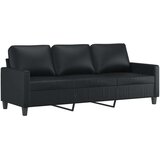 vidaXL 4-dijelni set sofa s jastucima crni od umjetne kože | shoptok.hr