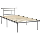  Za krevet sivi metalni 100 x 200 cm | shoptok.hr