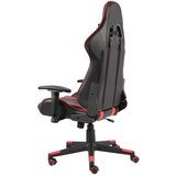 vidaXL Okretna igraća stolica crvena PVC | shoptok.hr