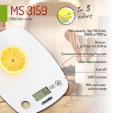 Mesko zmogljiva kuhinjska tehtnica MS3159 - bela | Shoptok.si