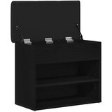  Klupa za pohranu Crni hrast 62 x 32 x 50 cm Konstruirano drvo | shoptok.hr
