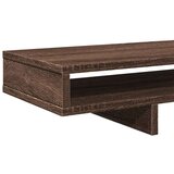 vidaXL Stojalo za monitor rjavi hrast 100x27x15 cm inženirski les | Shoptok.si