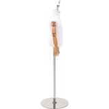  Podesivi Maneken 120-157 cm s Postoljem Uniseks PP Bijela Slike