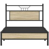  Posteljni okvir brez vzmetnice sonoma hrast 107x203 cm inž. les, (21790671) | Shoptok.si