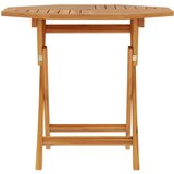  Sklopivi vrtni stol 85 x 85 x 76 cm od masivne tikovine | Eponuda.com
