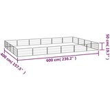  Ograda za pse s 20 panela crna 100 x 50 cm čelik obložen prahom | Eponuda.com