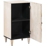  Kreveta s pohranom Bijelo 40 x 33 5 x 75 cm Čvrsto drvo manga - Bijelo | shoptok.hr