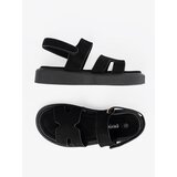 SEASTAR Black platform sandals with cutouts | ePonuda.com