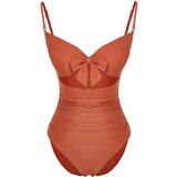 Trendyol Tile Strapless Cut Out/Windowed Swimsuit Cijene