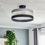  Luster na štapu HELEN 3xE27/15W/230V crna/siva/zlatna | Eponuda.com