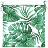  Jastuci za stolice 2 kom s uzorkom lišća 50x50x3 cm od tkanine | shoptok.hr
