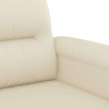  3-dijelni set sofa s jastucima krem od umjetne kože | shoptok.hr