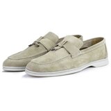 Ducavelli Cerrar Suede Genuine Leather Men's Casual Shoes Loafers Sand Beige. Cene