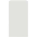 vidaXL Komoda bela 67x39x73 cm jeklo | Shoptok.si