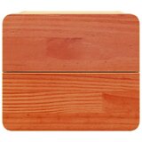  Noćni ormarić 2 pcs Smeđa 39 x 34 x 33 cm Masivna borovina | shoptok.hr