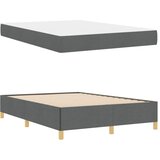  Krevetna konstrukcija Tamno siva 160 x 200 cm tkanina Zagasitosiva | Shoptok.si