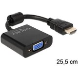 Delock 65512 HDMI / VGA adapter [1x muški konektor HDMI - 1x 15-polni ženski konektor D-Sub] crna 0.25 m | Eponuda.ba