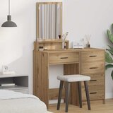  Toaletni stol s ladicama Umjetnički hrast 50 x 41 x 140 cm | shoptok.hr