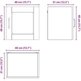  Kuhinjski element Umetni hrast 40 x 31 x 40 cm Konstruiran les, (5000131210) | Shoptok.si