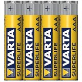 Varta 2003101304 - 4 kom cink-ugljena baterija SUPERLIFE AAA 1,5V | Eponuda.com