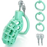 SuperLove Lightweight Chastity Cock Cage Green | Shoptok.si