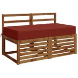  Jastuk za sjedalo SOEST 100% poliester Crvena 120 x 80 x 15 cm - Crvena 120 x 80 x 15 cm Melange | shoptok.hr