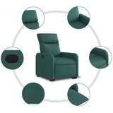  Naslonjač na podizanje od tkanine tamnozeleni | shoptok.hr