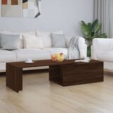  Stolić za kavu smeđa boja hrasta 150x50x35 cm konstruirano drvo Cijene