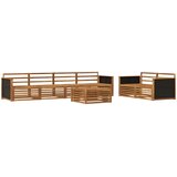  Set vanjskih sofa 7 kom. Prirodna Čvrsto drvo akacije | shoptok.hr