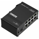 Teltonika stikalo 100M 8-port DIN mini kovinsko ohišje TSW030 | Shoptok.si