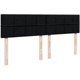  Krevet s oprugama i madracem crni 180x200 cm od tkanine | shoptok.hr