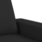  2-dijelni set sofa s jastucima crni od tkanine | shoptok.hr