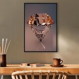  Slika - Costly Diamond (1 Part) Vertical 80x120 U crnom drvenom okviru | shoptok.hr