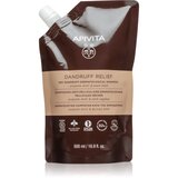 Apivita Dandruff Relief Dry Dandruff Dermatological Shampoo šampon proti prhljaju za suho in srbeče lasišče Refill 500 ml | Shoptok.si