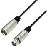Adam Hall 3 STAR MMF 0050 XLR priklučni konektor [1x XLR vtič 3-polni - 1x XLR vtičnica 3-polna] 0.5 m črna, (20519484) | Shoptok.si