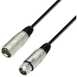 3 STAR MMF 0050 XLR priklučni konektor [1x XLR vtič 3-polni - 1x XLR vtičnica 3-polna] 0.5 m črna, (20519484)