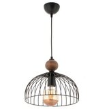Opviq dorris wood - black, natural blacknatural chandelier | Eponuda.com