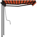  Automatska tenda na uvlačenje 3 x 2 5 m narančasto-smeđa | shoptok.hr